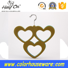 Heart-love Velvet hanger for tie/scarf